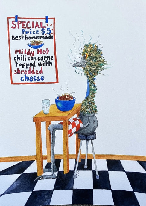 Hot Beaks! Original Painting