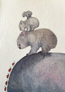 Wombat Sweetness Greeting Card Pack