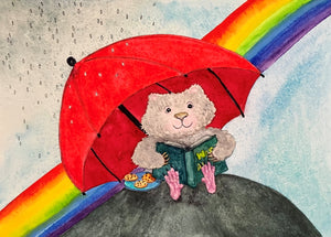 Rainbow Read Original Painting
