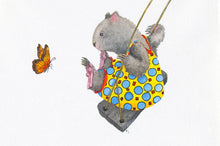 Wombat Scenes - a five greeting card set