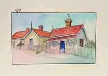 Hobart Cottages - Original painting