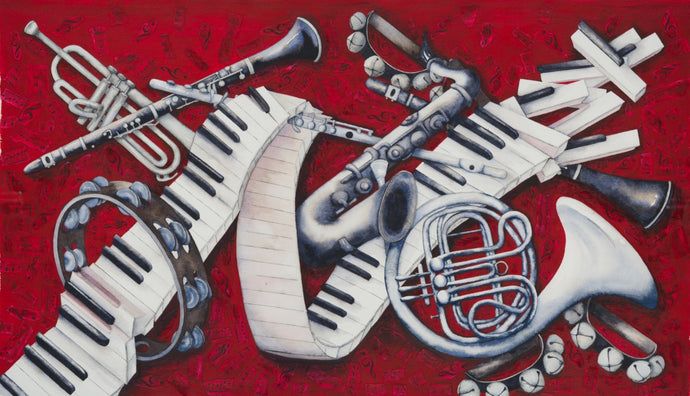 Musical Instruments Watercolour - 