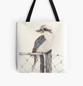 Tote Bag: Sitting on the Fence